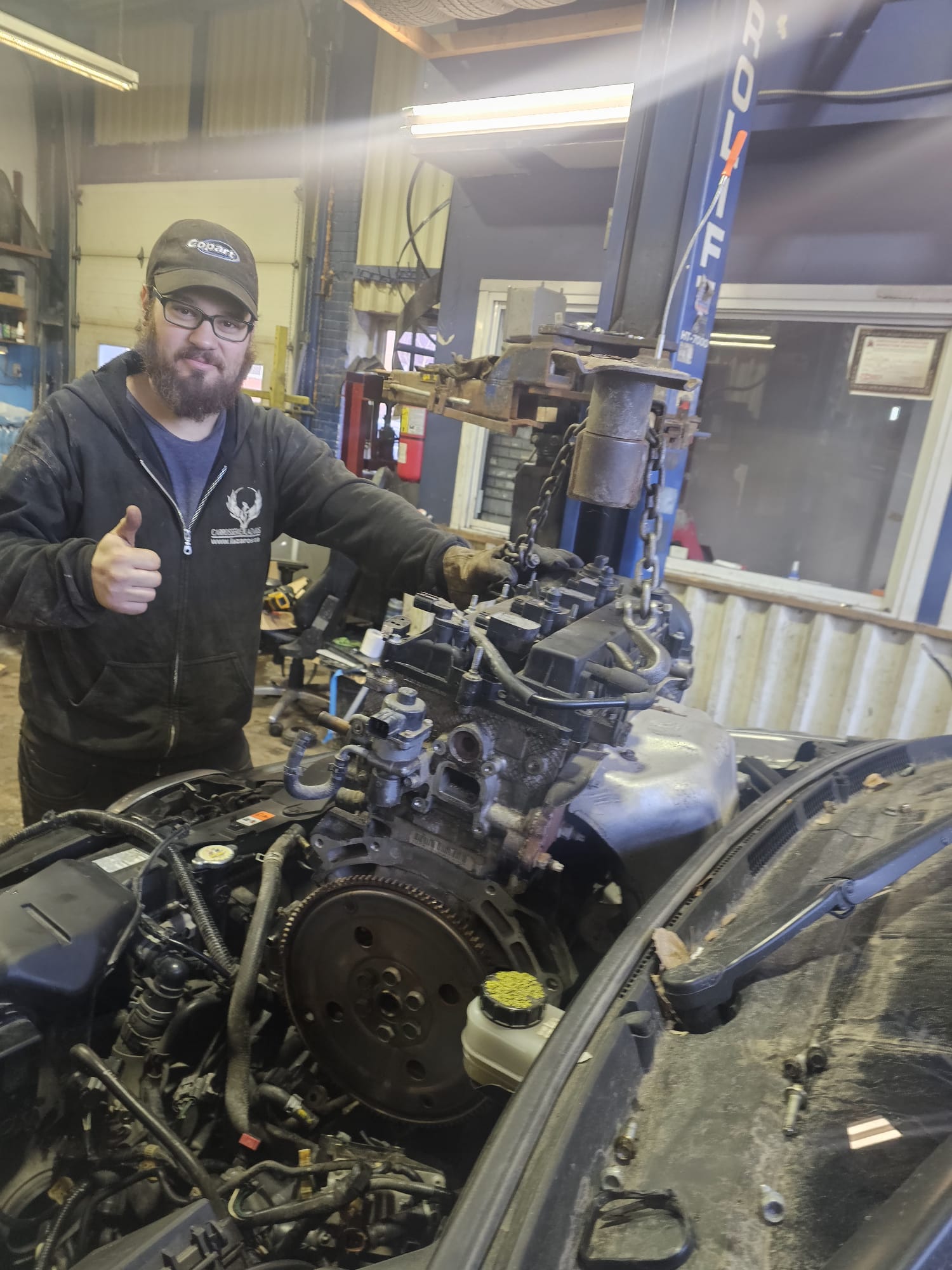 Garage Rapide team working